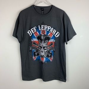 DEF LEPPARD ROCK OF AGES Graphic Band Tee L